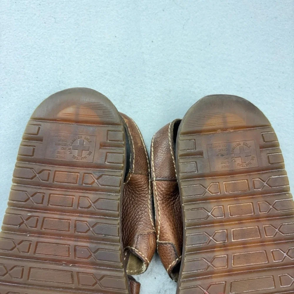 Vintage Dr. Martens Sandals Shoes Mens Size 11 Brown Leather Fisherman 10015